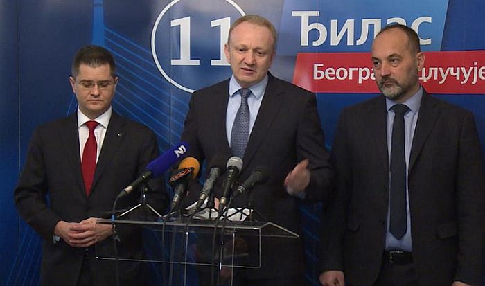Đilas, Janković i Jeremić danas o saradnji Đilas, Janković i Jeremić danas o saradnji