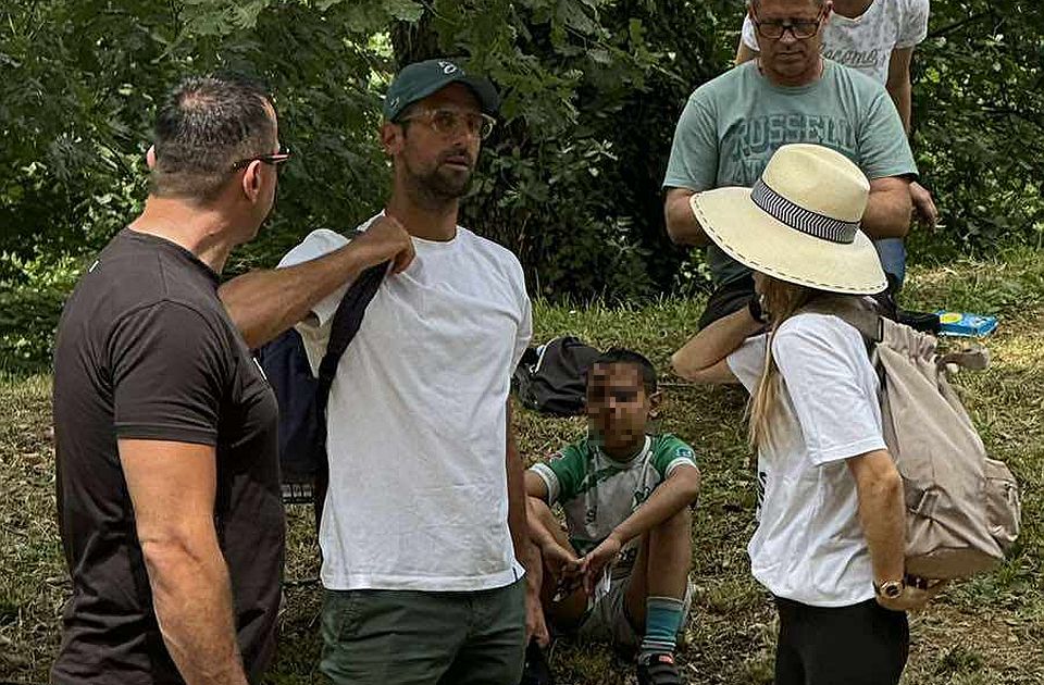 FOTO: Đoković u Kameničkom parku, iznenadio posetioce