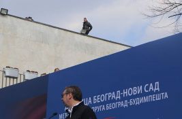 FOTO, VIDEO Brajan Brković: Nadzirali su me dronom tokom Vučićevog govora