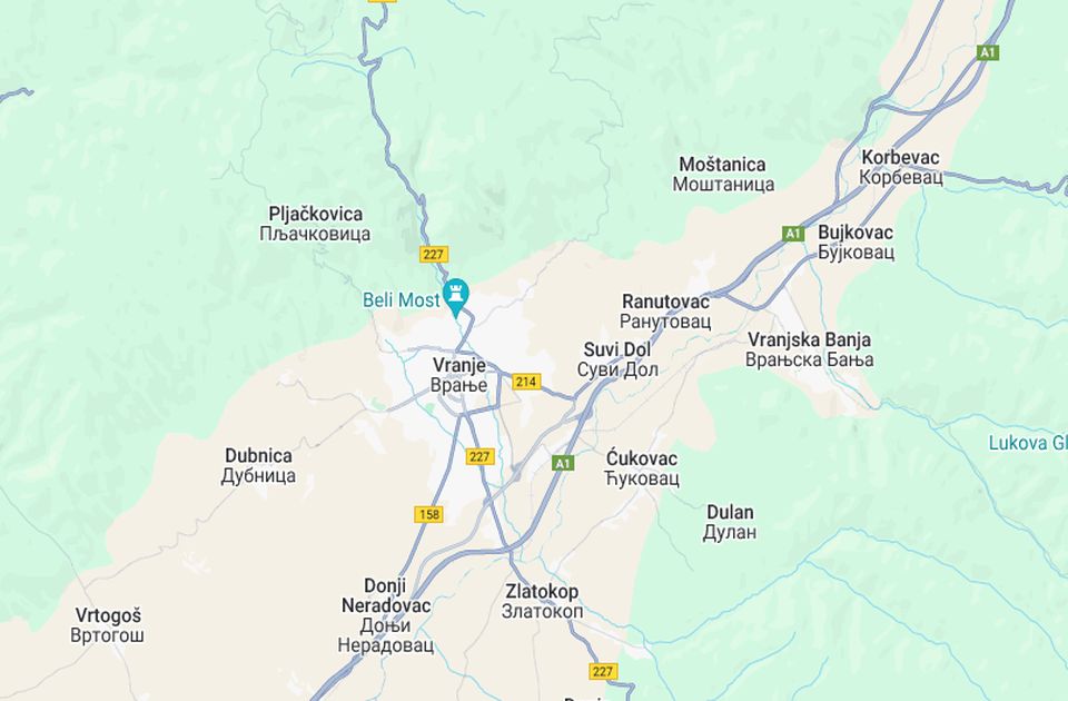Zemljotres jačine 3,7 stepeni kod Vranja