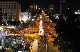 FOTO, VIDEO: Doček u Novom Sadu - snimci iz drona FOTO, VIDEO: Doček u Novom Sadu - snimci iz drona