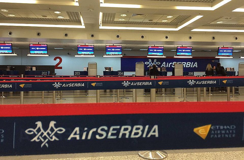 Nova dojava o bombi u avionu Er Srbije na letu ka Rusiji