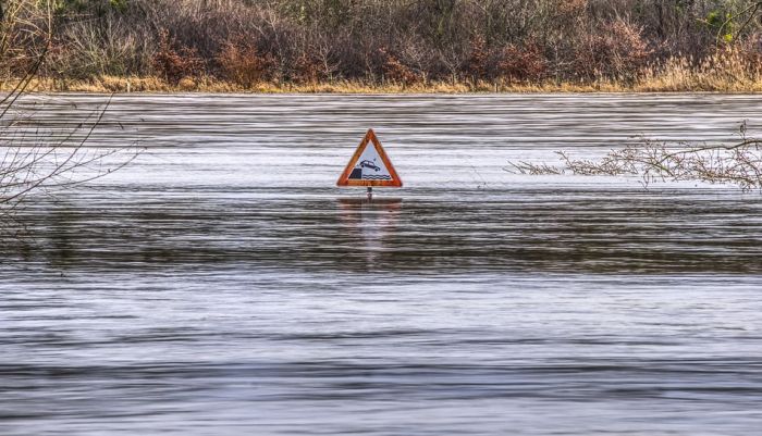 Deo Gračanice poplavljen zbog obilnih padavina