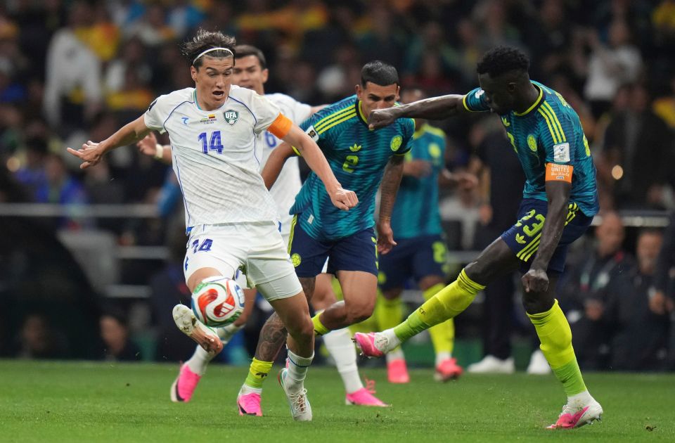 Kolumbija pobedila Uzbekistan i došla na čelo grupe K