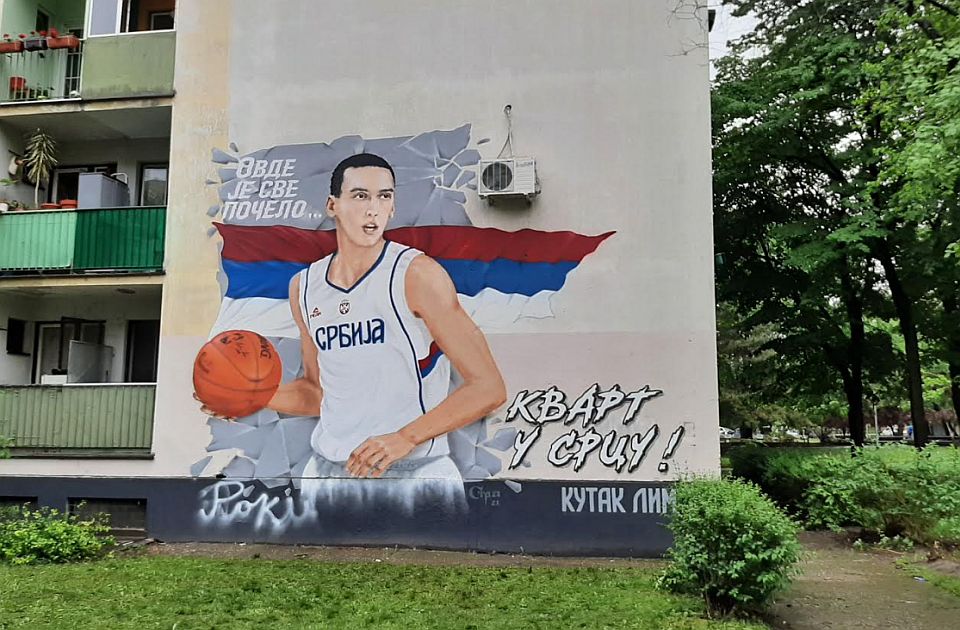 FOTO, VIDEO: Limanci dočekali svoju NBA zvezdu, oslikali mural Pokuševskog