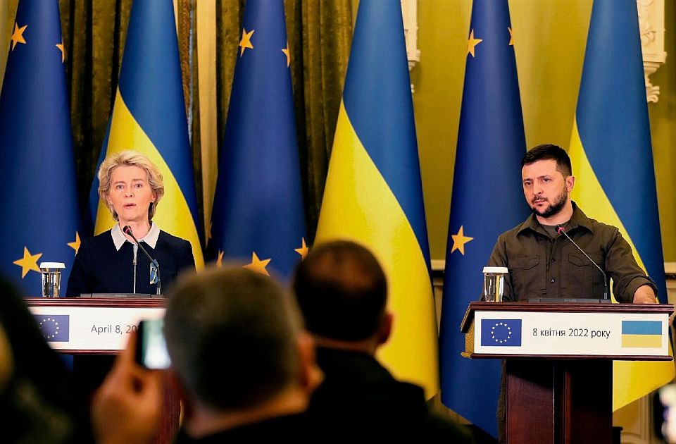 Fon der Lajen obećala Zelenskom brži početak procesa ulaska Ukrajine u EU