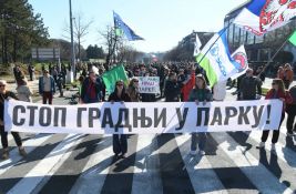 Održan protest u parku Ušće na Novom Beogradu