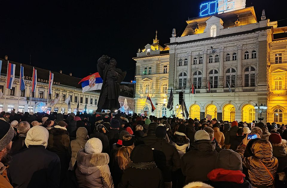 Arhiv javnih skupova: Na studentskom protestu u Novom Sadu bilo oko 6.500 ljudi