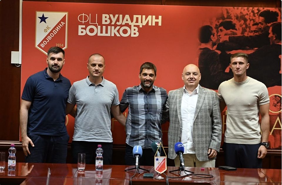 Marko Savić predstavljen kao novi trener Vojvodine: "Pritisak je privilegija"