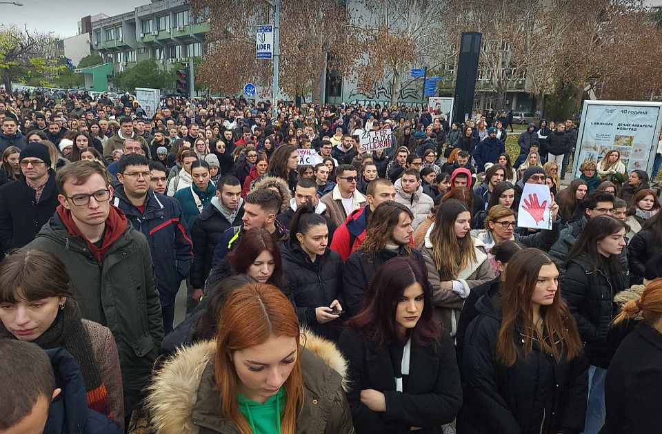 FTN u blokadi poziva na solidarnost u tišini: Uz narod Severne Makedonije