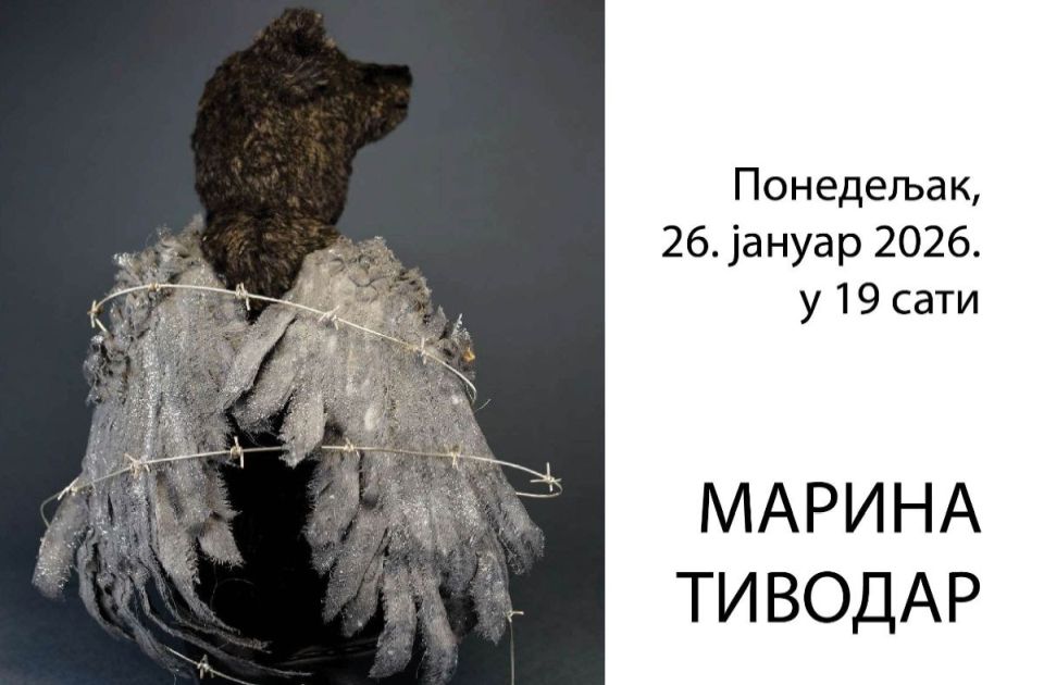 Izložba "Čuvari" Marine Tivodar od ponedeljka u Malom likovnom salonu