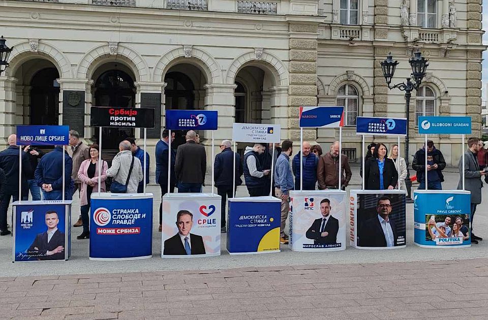 Opozicija udružena u Novom Sadu: Pogledajte kojih 12 stranaka čini najveću koaliciju protiv SNS-a