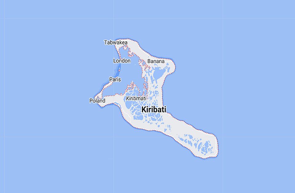 Neko isprozivao Kiribate zbog gradova Pariz, London i Banana, stigao odgovor: "Dobro, niste pozvani"