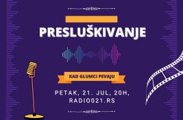 Muzički izazov u novom Presluškivanju: Glumci koji pevaju večeras na Radiju 021