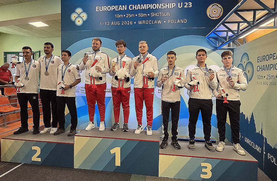 Reprezentativci Srbije osvojili dve bronze vazdušnim pištoljem na Evropskom prvenstvu za mlađe seniore 