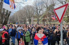 Završen studentski protest ispred PS Stari grad: 