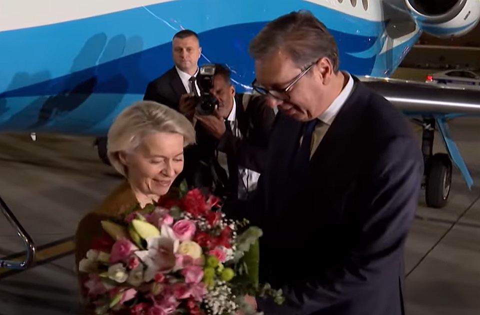 Fon der Lajen danas u Srbiji: Slede li "sladunjave" reči sa Vučićem ili se nešto menja? Fon der Lajen danas u Srbiji: Slede li "sladunjave" reči sa Vučićem ili se nešto menja?