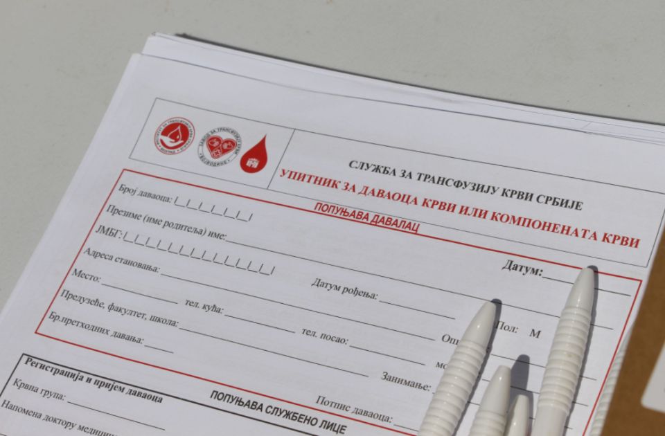 Nova prilika da nekome spasite život: Prikupljanje krvi sledeće nedelje širom Vojvodine