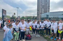 Studenti ultramaratonci stigli u Osijek: Svečani doček na gradskom trgu uz 