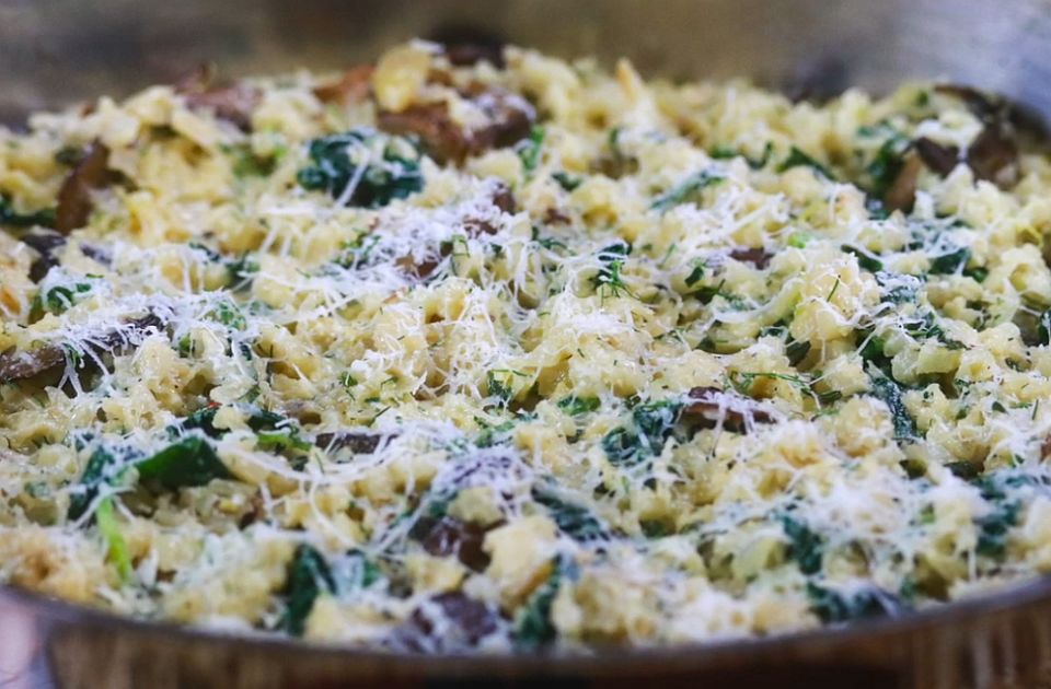 VIDEO Predlog za ručak: Rižoto sa karfiolom i pečurkama