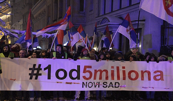 FOTO, VIDEO: Održan drugi protest "Jedan od pet miliona" 