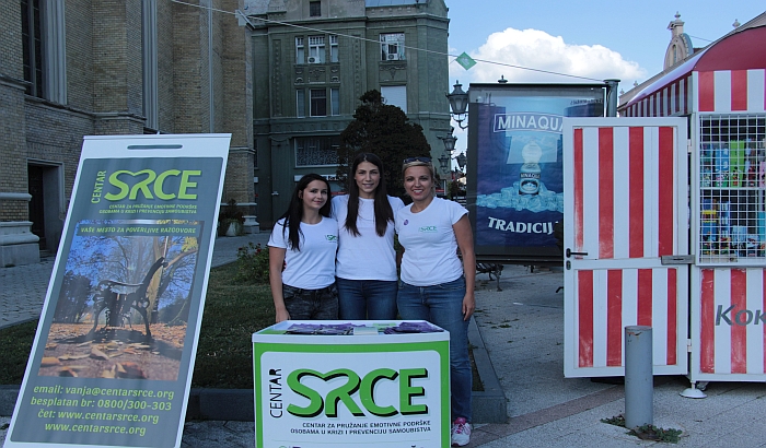 FOTO: Volonteri Srca obeležavaju Dan prevencije samoubistva