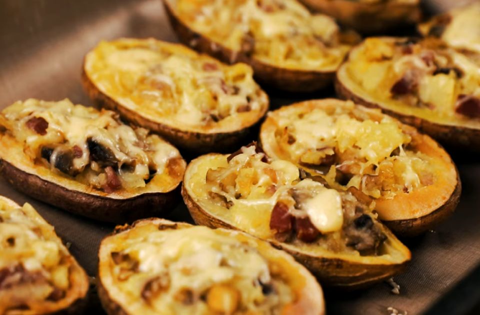 VIDEO: Pečeni krompir punjen pečurkama i sirom