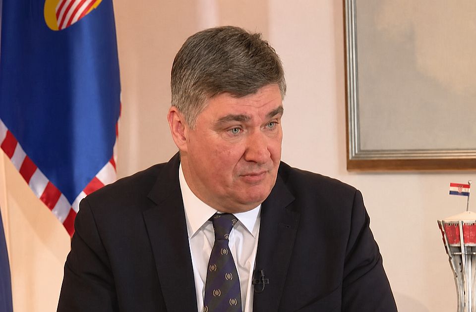 Milanović: Nadam se da nas niko ne vidi kao neprijatelja, osim ovih koji lupetaju da ćemo napasti Srbiju