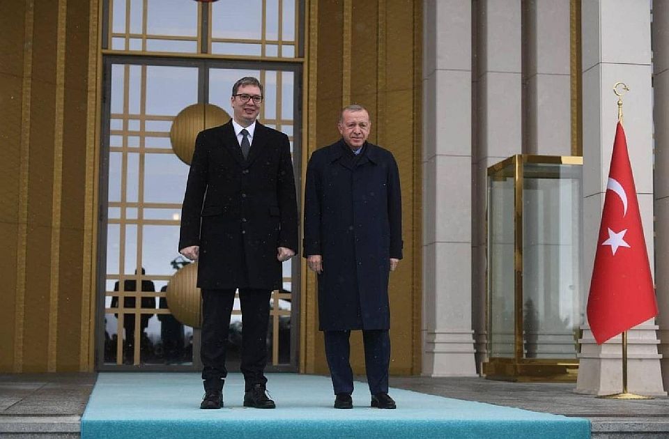 Vučić kod Erdogana: Mir i stabilnost nemaju cenu 