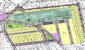 Plan prostora na kojem se planira sportski centar 