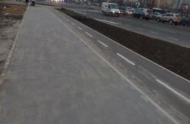Završeni radovi na pešačkoj i biciklističkoj stazi kod parka na Novom naselju