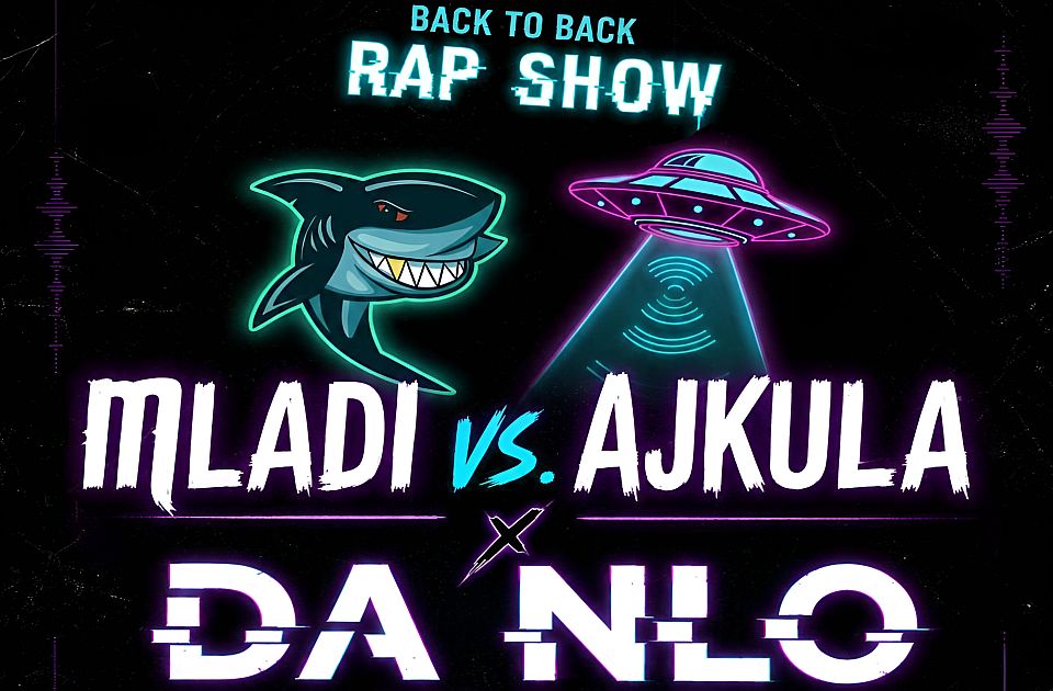 Reperi Mladi vs. Ajkula i Da NLO u Radio kafeu narednog četvrtka