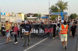 VIDEO Protestna šetnja do zatvora na Klisi - za oslobođenje svih uhapšenih