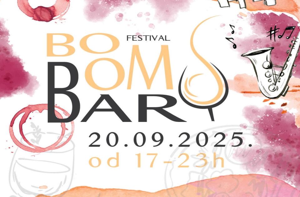 Boombar festival ove subote u srcu Almaškog kraja: Muzika, domaća kuhinja i dobra vina