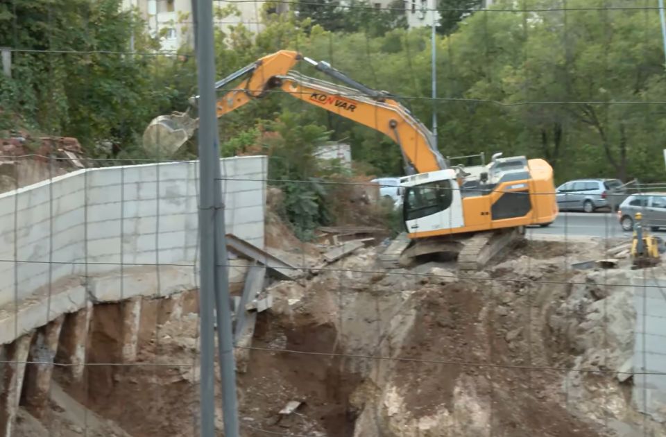 VJT pokreće istragu posle urušavanja zida na gradilištu u Beogradu