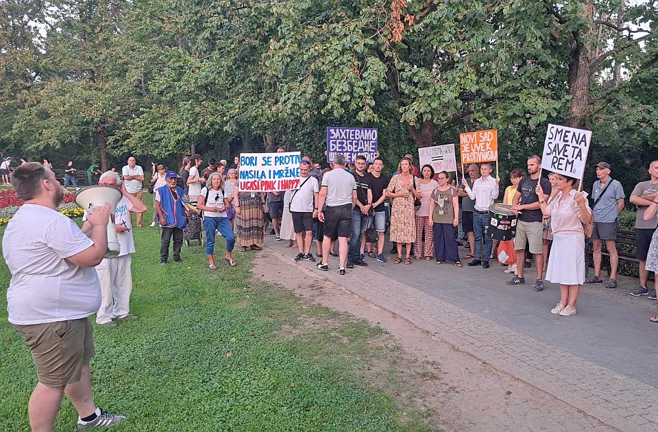 VIDEO Održan protest u Novom Sadu: Čovek postaje slobodan svojom odlukom i nepristajanjem