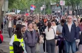 Završen protest studenata i građana, RTS vest o incidentima objavio u 18. minutu Dnevnika