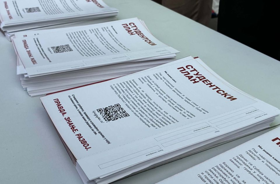 Studentska lista objavila stav o sankcijama Rusiji