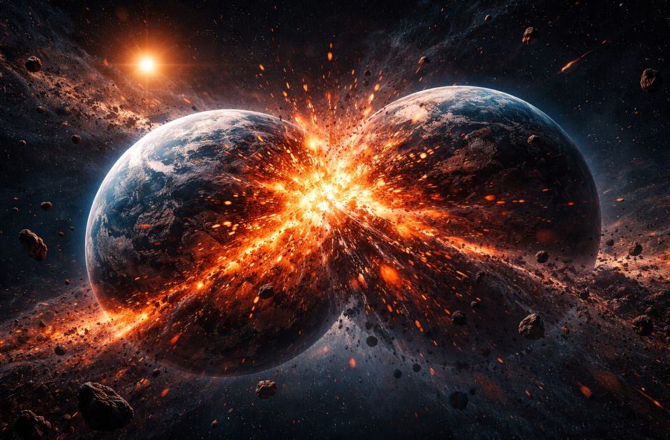 Astronomi misle da su videli sudar dve planete