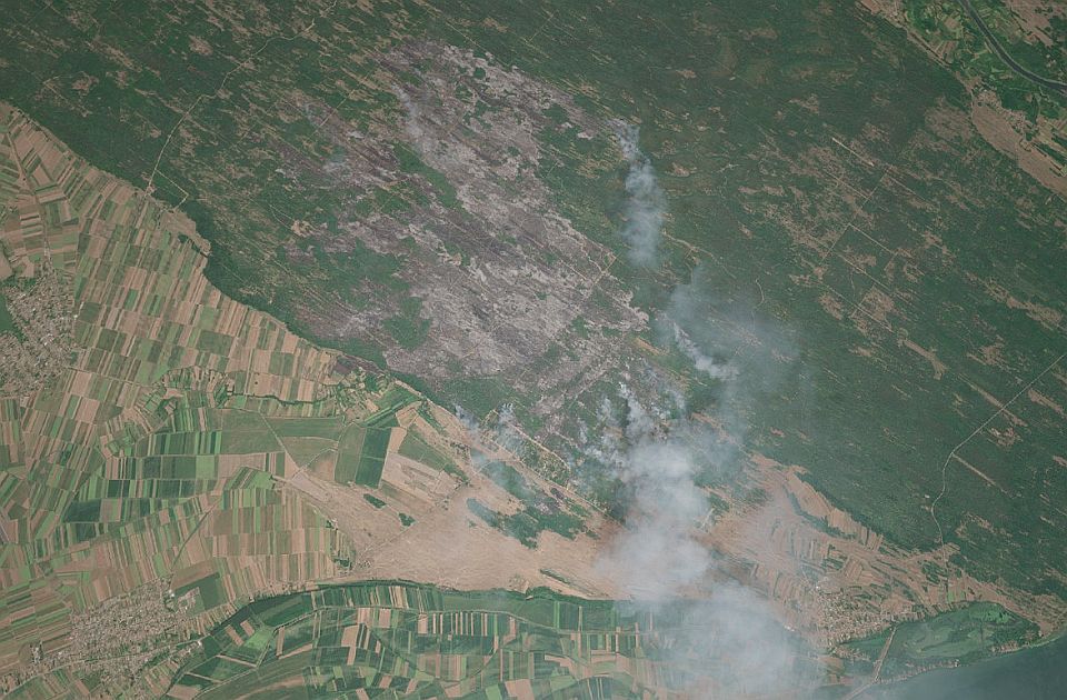FOTO Satelitski snimci: Pogledajte štetu u Deliblatskoj peščari