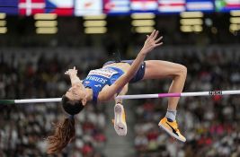 VIDEO Angelina Topić postavila novi nacionalni rekord Srbije u skoku uvis: Preskočila dva metra