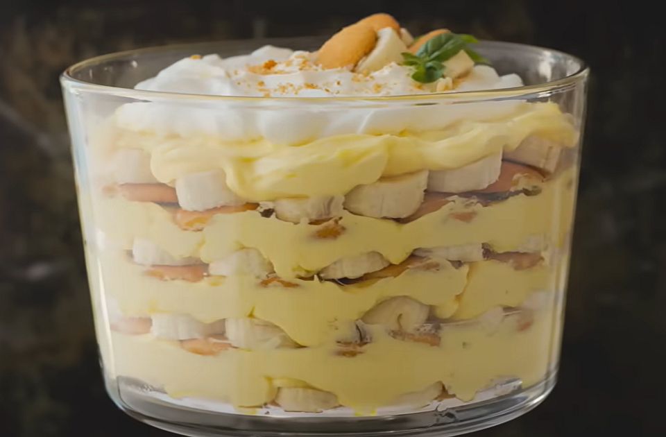 Kremasti banana desert sa pudingom - nastaje i nestane dok kažeš 