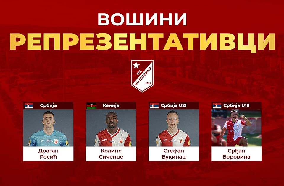 Fudbaleri Vojvodine u nacionalnim selekcijama Fudbaleri Vojvodine u nacionalnim selekcijama