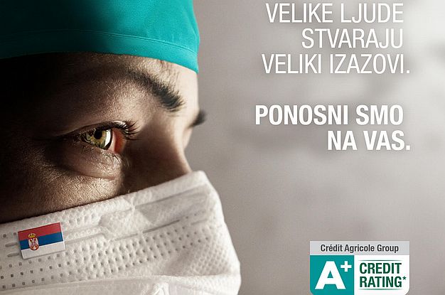 Crédit Agricole banka i dalje uz medicinske radnike - posebno povoljne ponude keš kredita