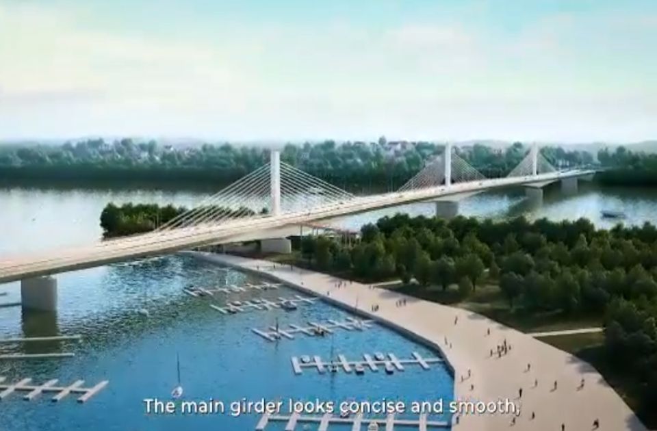 VIDEO: Objavljeni novi snimci budućeg mosta u nastavku Bulevara Evrope