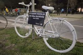 VIDEO Protestna vožnja Kritične mase zbog nastradalog bicikliste: Postavljen memorijalni 