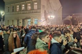 FOTO, VIDEO Svetosavska akademija ispred Jovine gimnazije