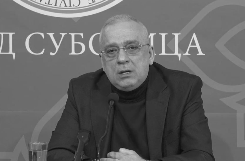 Preminuo gradonačelnik Subotice Stevan Bakić 