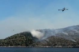 VIDEO: U požaru na Hvaru gori gusta šuma, na terenu i kanaderi