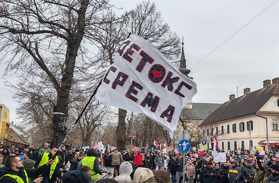 "Srem i dalje nije nem": U subotu veliki protest u Šidu, najavljen dolazak građana iz 20 mesta